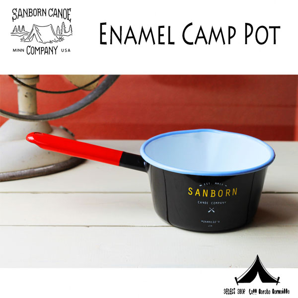 SANBORN CANOE COMPANY 】 サンボーンカヌーカンパニー Enamel Camp Pot
