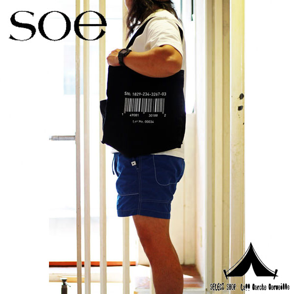 【 soe 】 ソーイ 14oz キャンバストートバッグ 