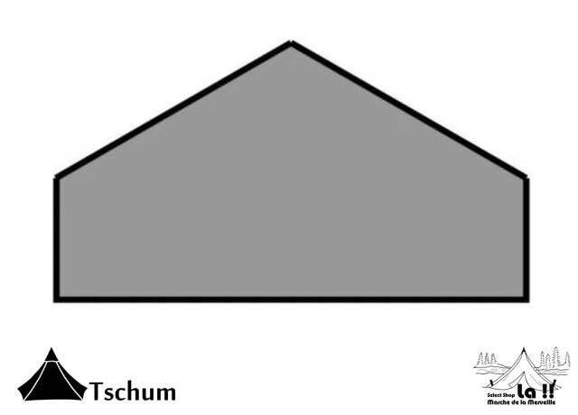 【 Tschum 】チャン Tent Floor 1P for KAMA 1人用テント KAMA フロア シート