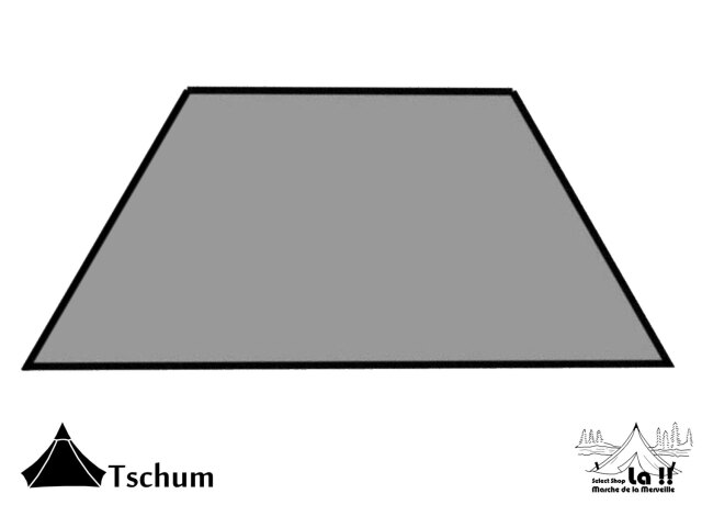 【 Tschum 】チャン Tent Floor 2P for 2人用テント SOSWAフロアシート