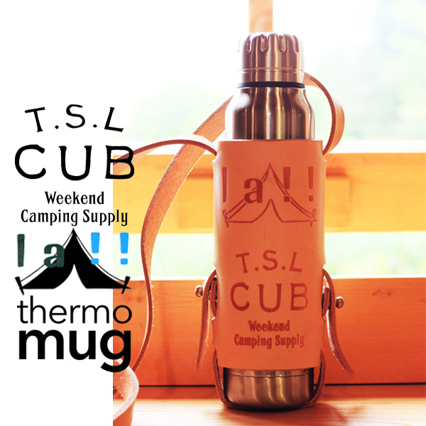 【 TSL CUB & La!! Marche Merveille 】 ティーエスエル・カブ & ラマル Collaboration Bottle & holder コラボレーション・ボトル&ホルダー