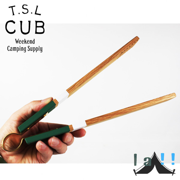 【 TSL Cub 】 ティーエスエル・カブ Wooden Tongs 木製トング