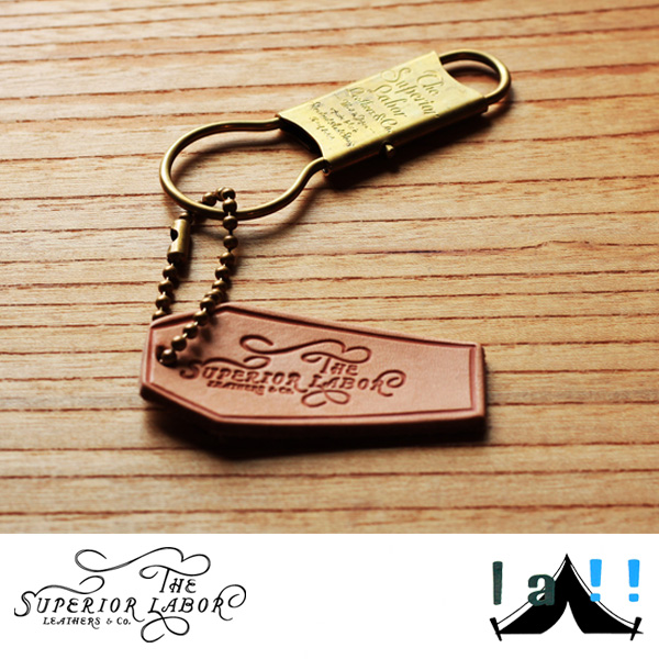 【 The Superior Labor 】 シュペリオールレイバー  Brass Key Holder 真鍮製キーホルダー
