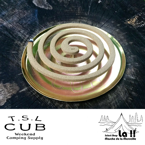 【 TSL Cub 】 ティーエスエル・カブ Brass Mosquito Coil Tray 真鍮製蚊取り線香皿