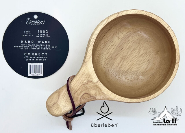 【 Uberleben 】ウーバーリーベン Original Kuksa 12oz 354ml オリジナル ククサ Φ10cm