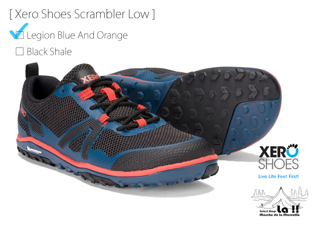 【 XERO SHOES 】ゼロシューズ Scrambler Low スクランブラーロー ミシュラン ファイバーライト ソール搭載トレイルシューズ