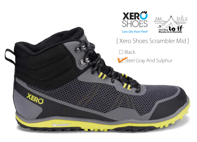 メランジュールロボ XERO SHOES 】ゼロシューズ Scrambler Mid スクランブラーミッド