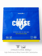 【 HALEO / ハレオ 】CHASE 3kg / チェイス 3kg / 上質なたんぱく質とエネルギー源ENDURE®を配合したプレミアムホエイプロテイン