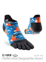 【 Injinji / インジンジ 】Artist Designed No - Show / アーティストデザイン ノーショウレングス / イラストレーター Kelley Wills (ケリー・ウィルズ)とコラボレート