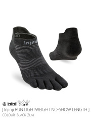 【 Injinji / インジンジ 】RUN LIGHTWEIGHT NO-SHOW LENGTH / ラン・ライトウェイト・ノーショウ レングス / 快適過ぎる5本指ソックス