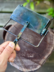 【 Iron Shop /  アイアンショップ】ホットサンドメーカー GAMAGUCHI / 職人ハンドメイドによる、8枚切り専用ホットサンドメーカー