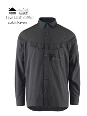 【 KLATTERMUSEN / クレッタルムーセン】Syn LS Shirt M's / シン ロングスリーブ シャツ M's / 暑い夏にも快適な最軽量トレッキングシャツ