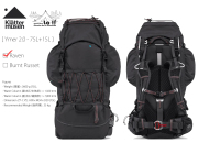 【 KLATTERMUSEN / クレッタルムーセン 】Ymer 2.0 75L+15L / イマ― 75L / テント泊・長期山行・ロングトリップ向け最上位モデル