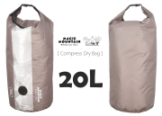 【 MAGIC MOUNTAIN / マジックマウンテン 】Compress Dry Bag 20L / コンプレスドライバッグ / 圧縮できるドライバッグ
