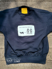 【 NATAL DESIGN  / ネイタルデザイン 】 ANBS CREW SWEAT / エーエヌビーエス・クルーネックスウェット / 程よい厚みの裏起毛クルーネックスウェット