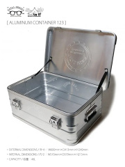 【 NATAL DESIGN × MMF × TOSHO / ネイタルデザイン 】 ALMINUM CONTAINER 123 / アルミコンテナ 123 / DELTA/MT スペシャル別注バージョン