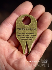 【 TREK MATES / トレックメイツ 】TICK REMOVER / ティックリムーバー / 陽極酸化亜鉛を材に用いたダニ除去プレート