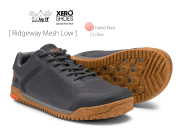 【 XERO SHOES / ゼロシューズ 】 Ridgeway Mesh Low - Faded Black / リッジウェイメッシュロウ フェデッドブラック / 岩稜歩きも可能なベアフットシューズ