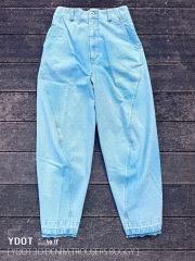 【 YDOT / ワイドット 】3D DENIM TROUSERS BUGGY / 3D トラウザーズ バギーデニム / シルエットの美しい立体裁断リラックスフィットデニム