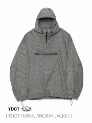【 YDOT / ワイドット 】TEXNIC ANORAK JACKET / テクスニク アノラック ジャケット / 次世代リサイクルテクニカル素材を採用した超軽量、耐切創性、耐摩耗性を持つアノラック