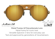 【 Julbo 】ジュルボー Cham チャム サングラス / アルプス銀の時代オマージュの偏光サングラス