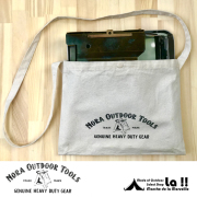 【 Nora Outdoor Tools 】 ノラアウトドアツールズ Canvas Sacoche キャンバス・サコッシュ