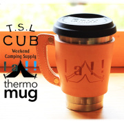 【 TSL CUB & La!! Marche Merveille 】 TSLカブ & ラマル Collaboration Coffee Tumbler & holder コラボ・コーヒータンブラー&ホルダー