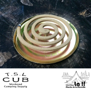 【 TSL Cub 】 ティーエスエル・カブ Brass Mosquito Coil Tray 真鍮製蚊取り線香皿