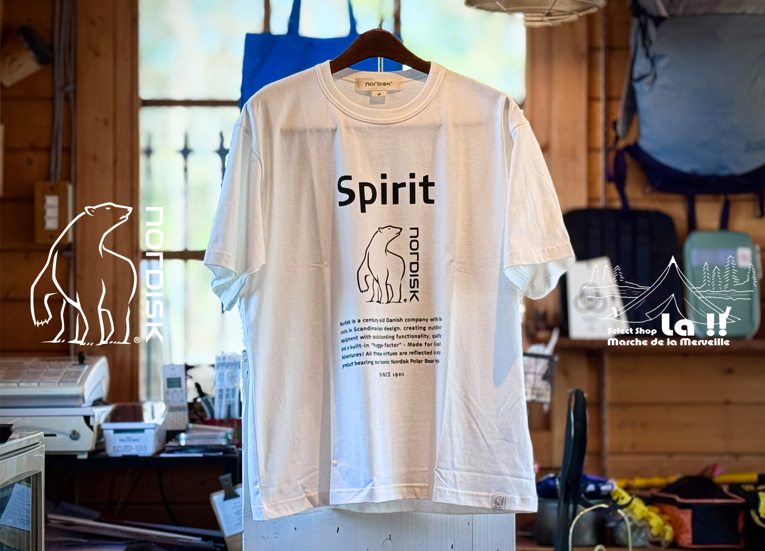 【NORDISK】ノルディスク OG COTTON SPRIT BEAR TSHIRT