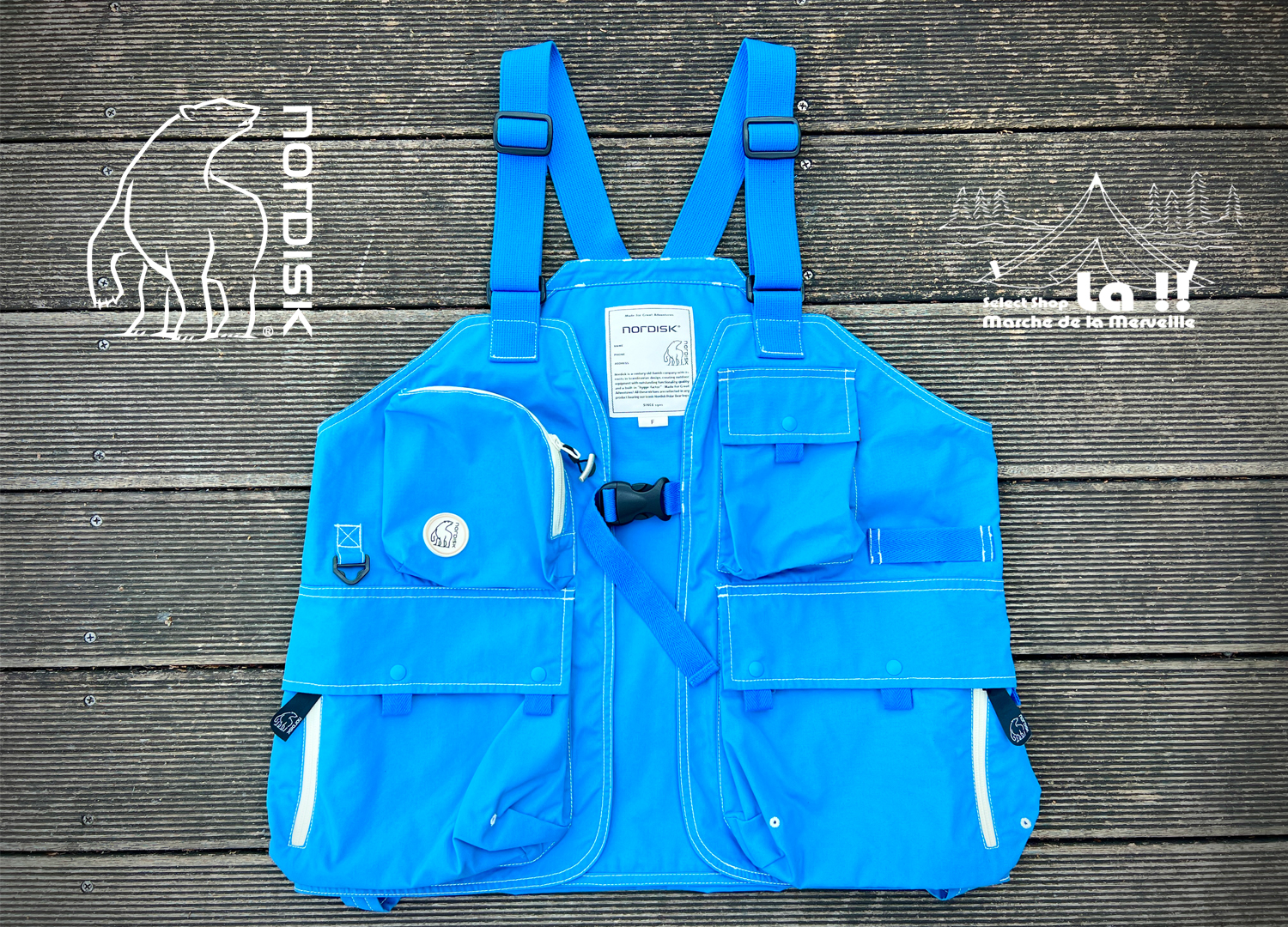 【 NORDISK / ノルディスク ] TECHNICAL COTTON CAMP VEST / テクニカルコットン キャンプ ヴェスト