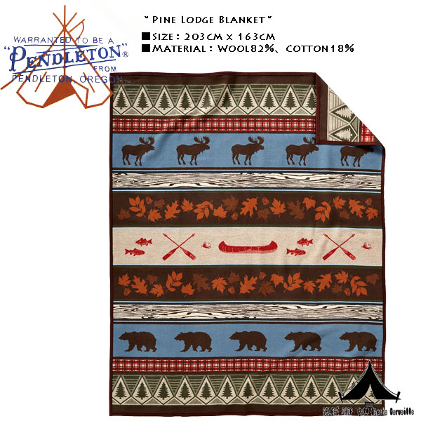【 Pendleton Woolen Mills 】 ペンドルトン Pine Lodge Blanket パインロッジ・ブランケット