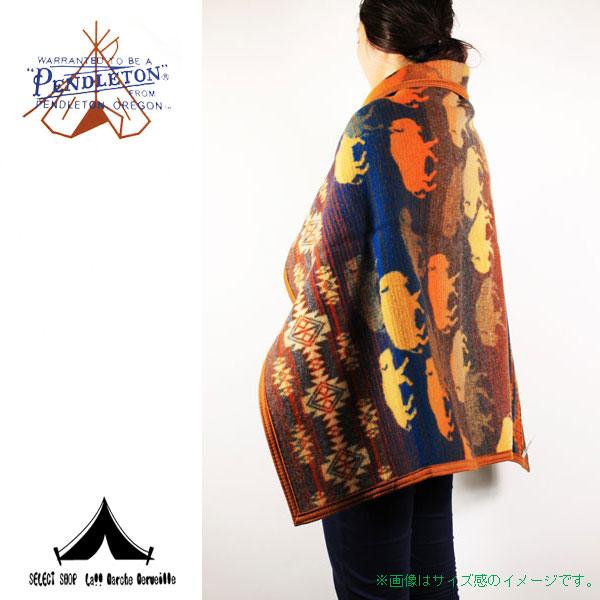 【 Pendleton Woolen Mills 】 ペンドルトン Prairie Rush Hour Muchacho Blankets (81cm × 112cm)