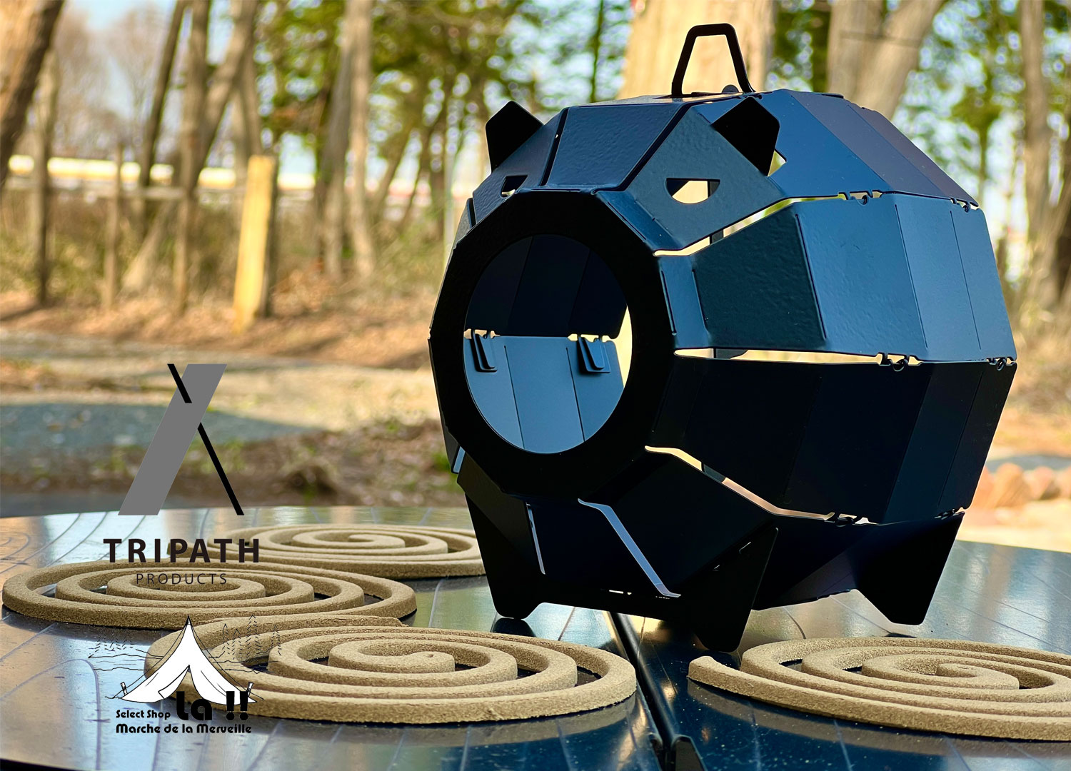 【 TRIPATH PRODUCTS 】トリパスプロダクツ KAYARI (蚊遣り) BLACK and SILVER【通常3～5日内発送】