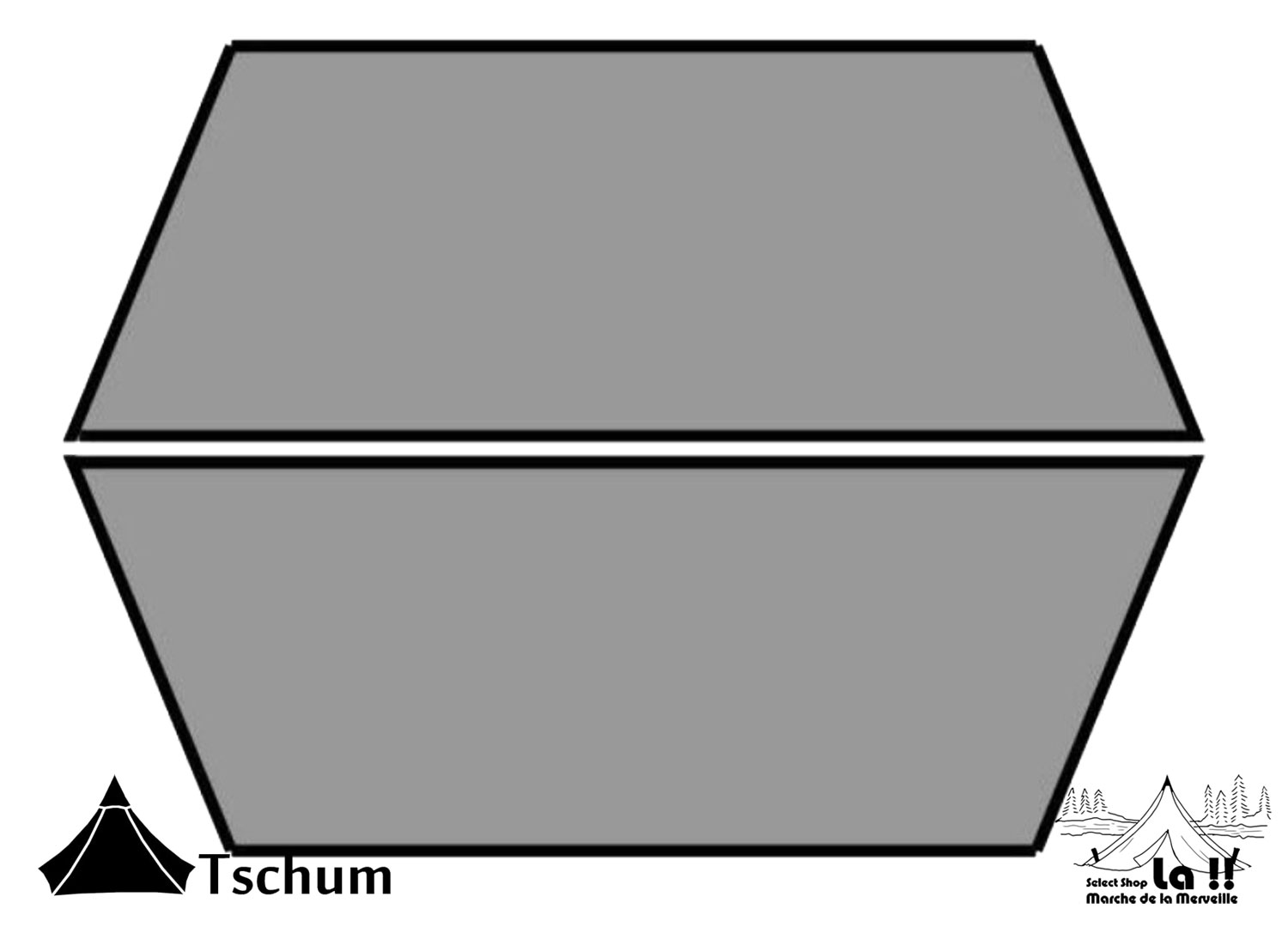 【 Tschum 】チャン Tent floor 4P　4人用テント KATUN フロアシート