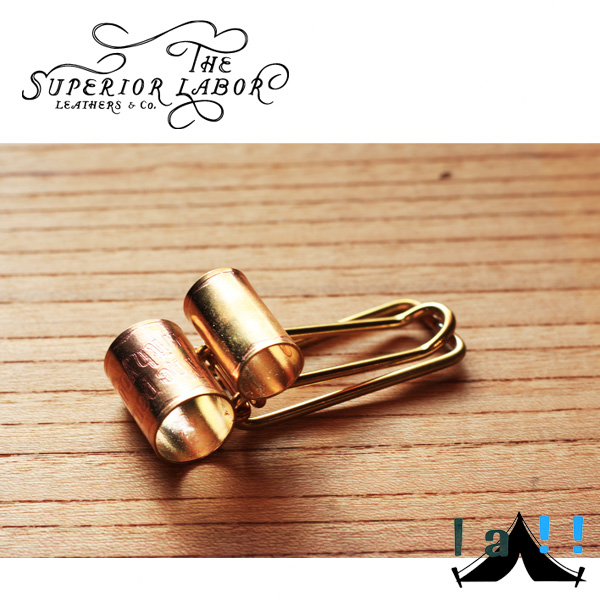 【 The Superior Labor 】 シュペリオールレイバー  Brass Pen Clip 真鍮製ペンクリップ