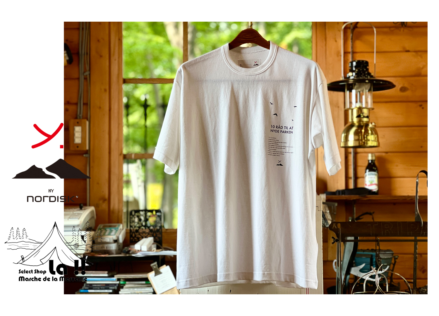 【 Y(dot)by.Nordisk 】 ワイドットバイ・ノルディスク Ferris Wheel T-SHIRT