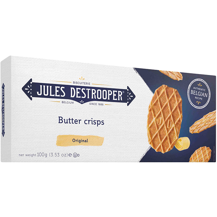 《ベルギー王室御用達》【デストルーパークッキー】バタークリスプ 100g