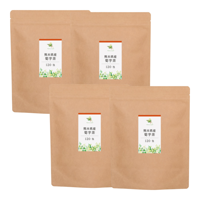 キクイモ茶(4g×6包×10袋) きくちの菊芋茶（ティーバッグ）2g×10包｜菊池まるごと市場