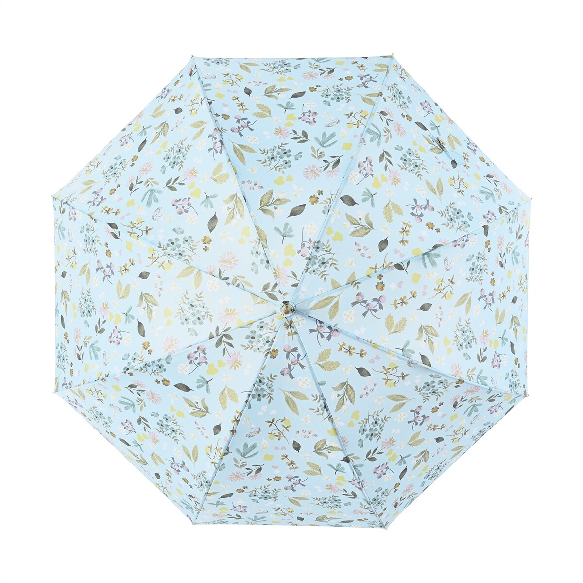 【晴雨兼用雨傘】長傘ボタニカルガーデン SX／サックス 晴雨兼用 UV 1759 niftycolors