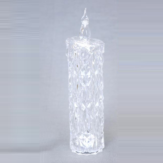 アクリルキャンドルライト LEDライト 19．5cm　クリスマス置物　ギフト BC32757 IceWorld　