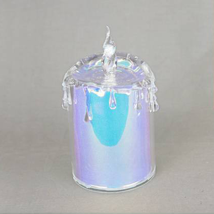 アクリルキャンドルライト　LEDライト　14cm　クリスマス置物　ギフト　 BC36920