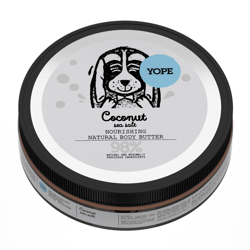 YOPE(ヨープ) ボディバター 200ml Coconut sea salt(ココナッツシーソルト) 天然成分98％以上