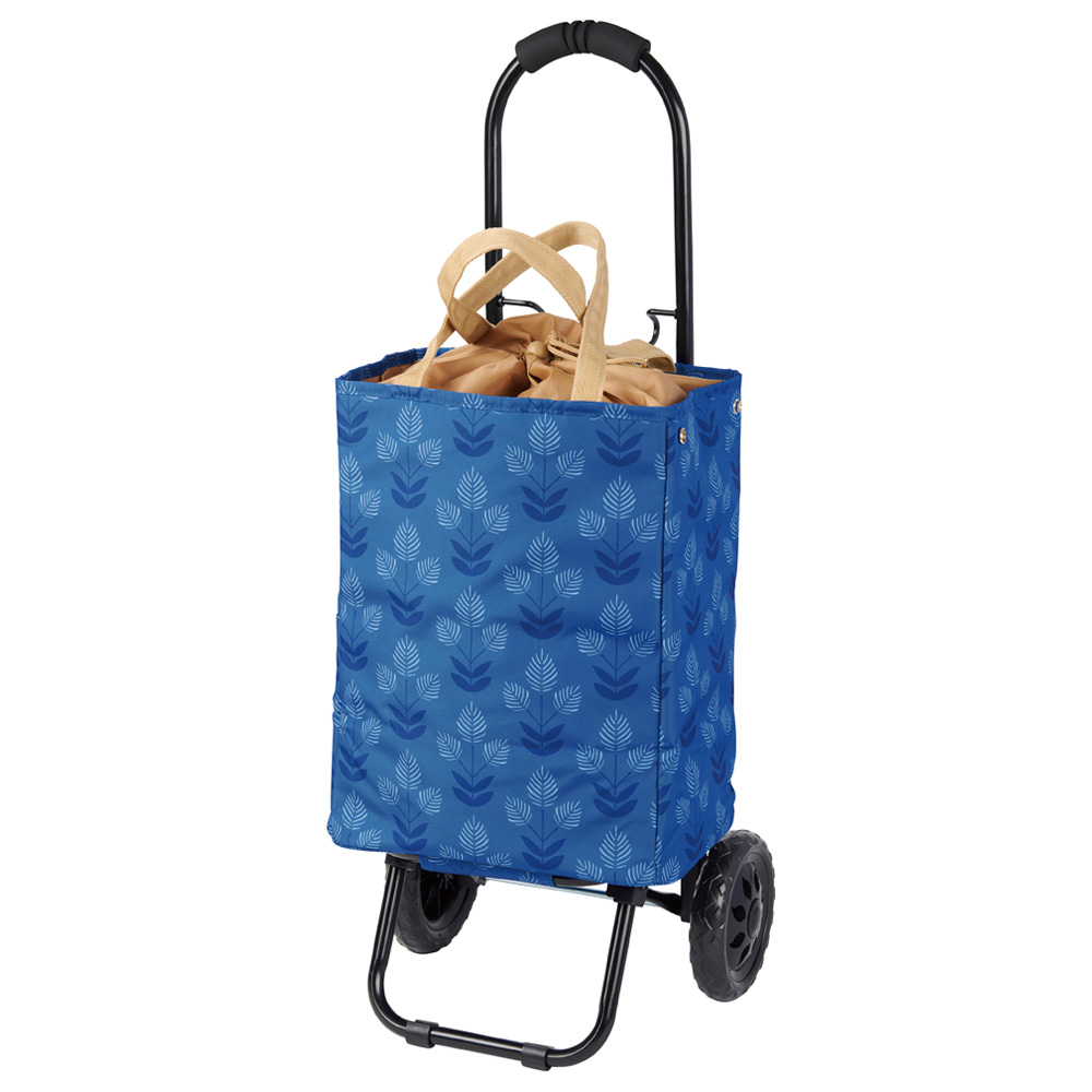 ショッピングキャリーカート トート 2way仕様 ブルー 保冷・保温