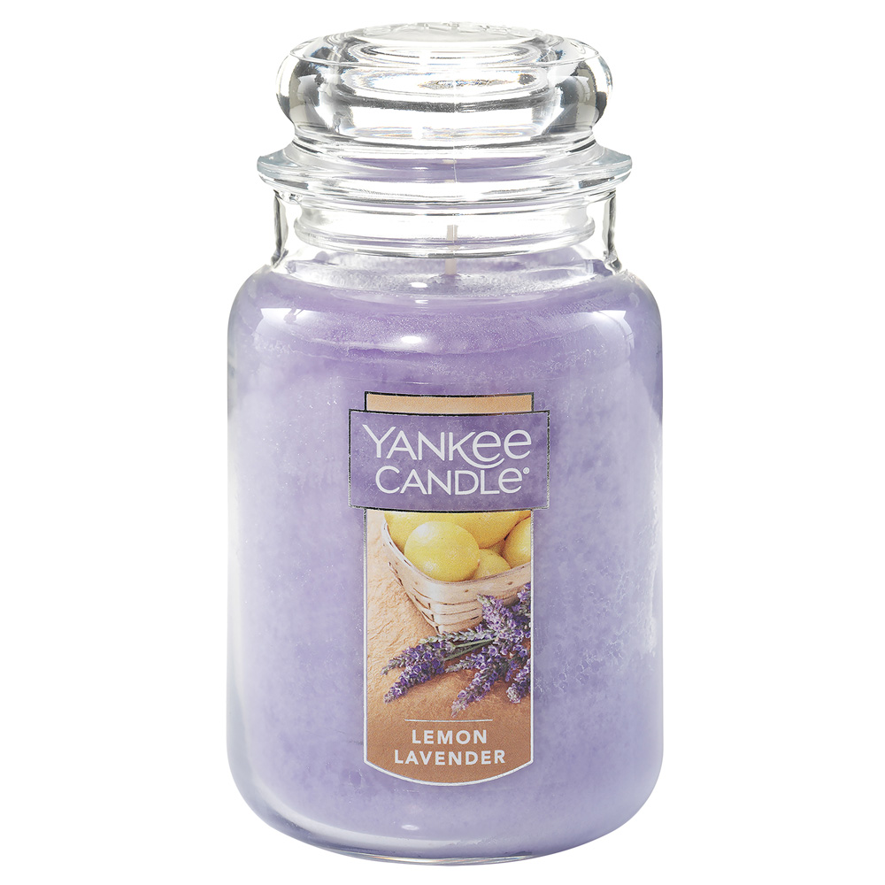 ヤンキーキャンドル　ジャーL レモン　レア YANKEE CANDLEジャーL「レモンラベンダー」アロマキャンドル