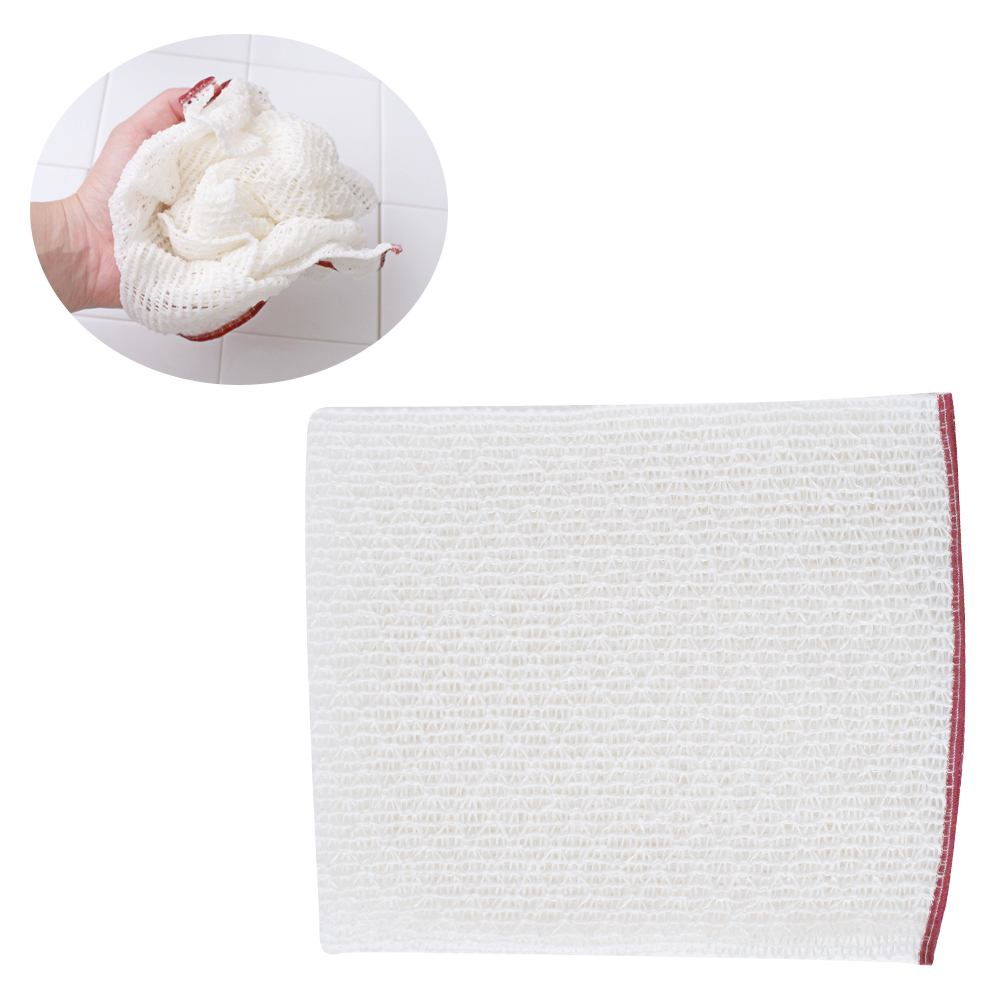 和紙ボディタオル 赤 &NE(アンドエヌイー) n.elephant(エヌ・エレファント) NHO-157/RD