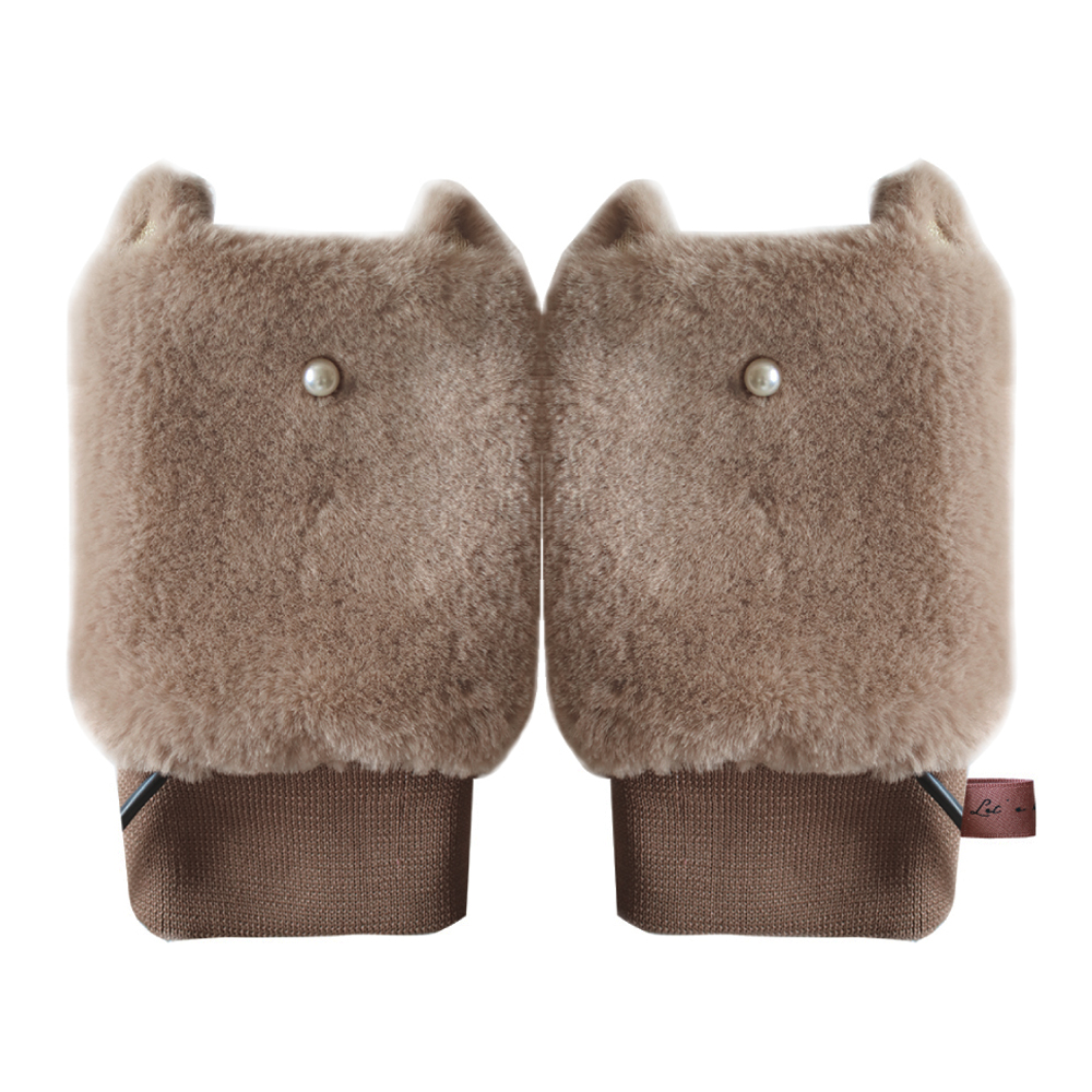 猫型 USBウォームグローブ(マロン) MiaCat(ミアキャット) S04-6068MR