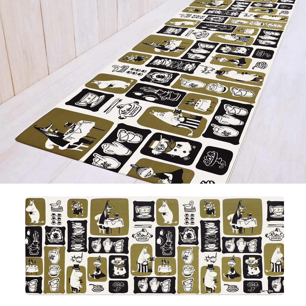 ムーミン PVCキッチンマット120cm ムーミンママズトリート MOOMIN