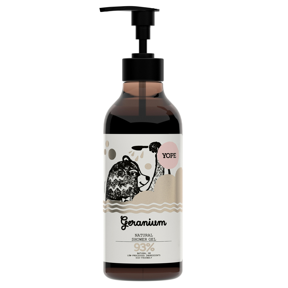 YOPE(ヨープ) シャワージェル 400ml Geranium(ゼラニウム) 天然成分93％