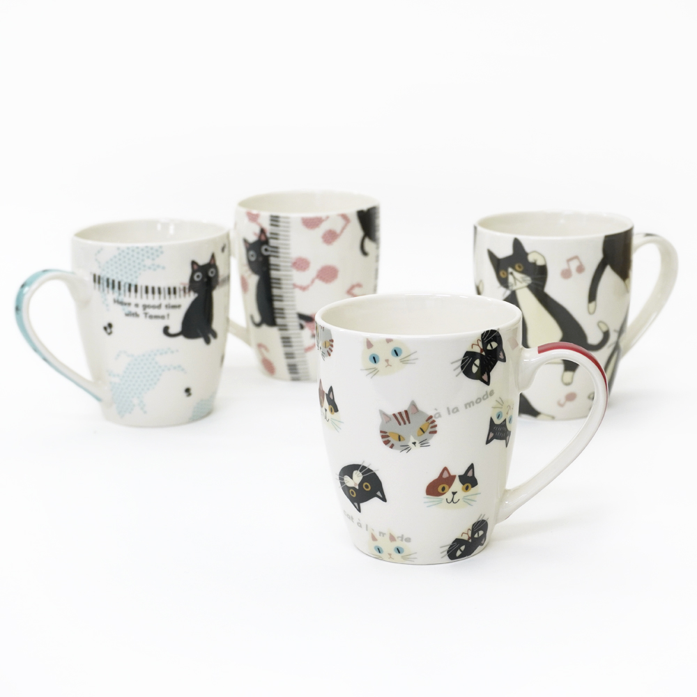 猫マグカップ ジョイフルマグ ネコ T24 noa family(ノアファミリー)