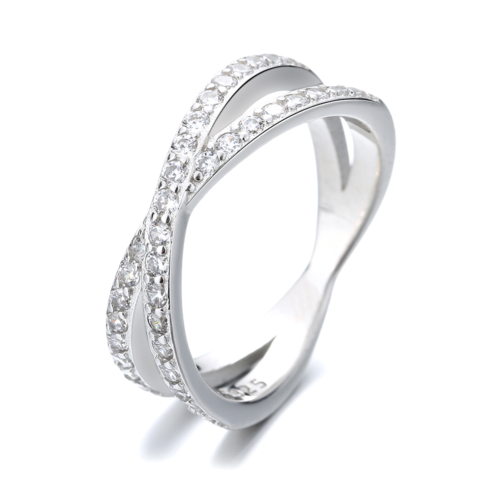 リング クロスライン 指輪 シルバー925